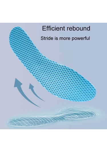 Sones Çift Yazlık İnce Koku Önleyici Ter Tabanlığı Unisex Nefes Alabilen Yumuşak Ayakkabı Tabanlığı, Beden: 45-46 Gri