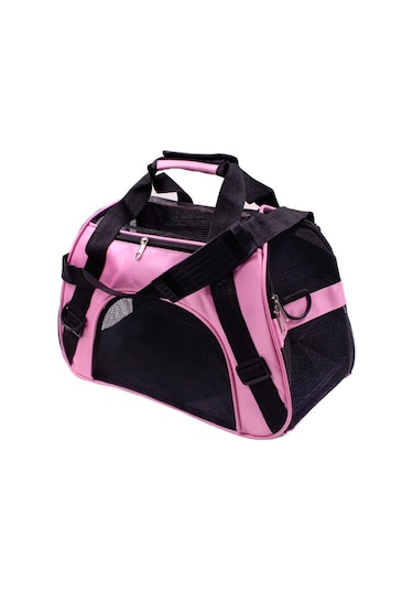 Taşınabilir Pet Sırt Çantası Köpek Go Out Messenger Katlanır Çanta Pet Malzemeleri, Özellikler: Orta Pembe