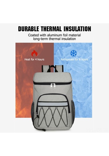 Geeroyoo Siyah Oxford Kumaş Isı Saklama Çanta, 30l Büyük Kapasite, Su Geçirmez, Piknik Ve Outdoor Aktivitelere İdeal Siyah