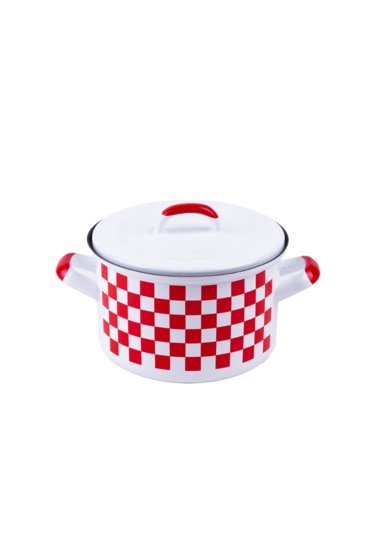 Rainpot Ckeckers Emaye Tencere 16cm