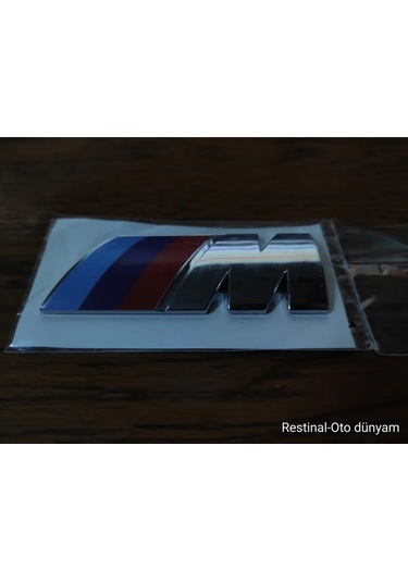 Bmw M Krom Kaplama Bagaj Arması Yazısı Logosu 3m 3d Abs Bmw E46 M Rozeti 8cm X 3cm M Logo