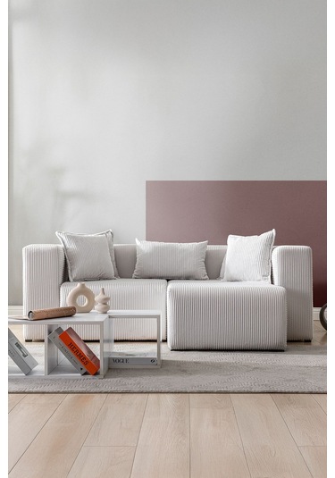 Katt Modüler Ekstra Rahat İskeletli 2 Li Koltuk 10 Renk Gri