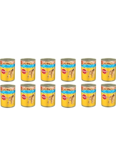 Pedigree Junior Tavuklu Konserve Yavru Köpek Maması 12 x 400 G