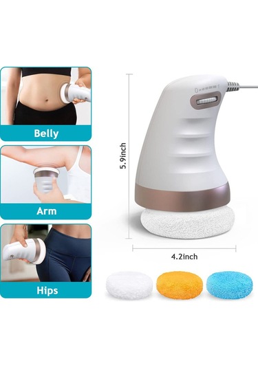 Jian Fan Tam Vücut Masajızayı Flama Yağitici Beyaz