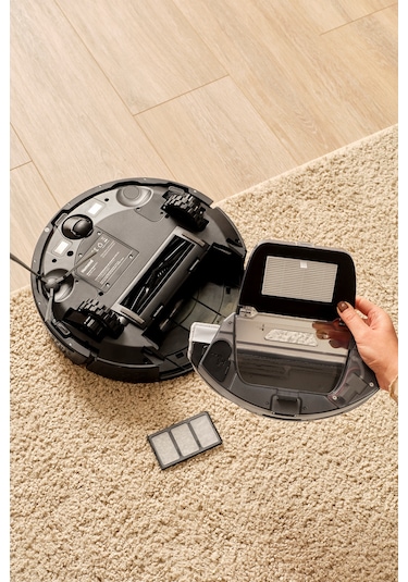 Homend Alex Laser 1291H Moplu ve Haritalamalı Akıllı 5 Kpa Robot Süpürge Siyah