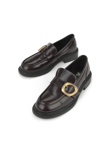 Ziya, Kadın Hakiki Deri Ayakkabı 153111z22410 Bordo 153111z22410 400 Bordo