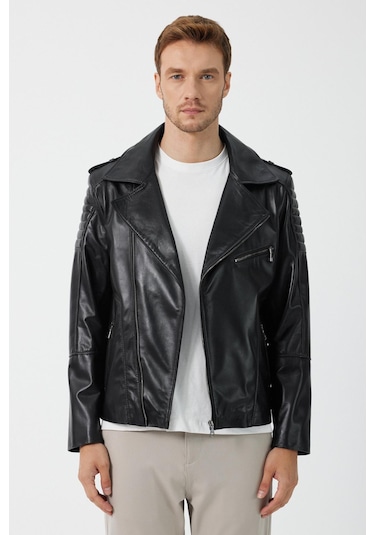 Rob Siyah Deri Mont Siyah