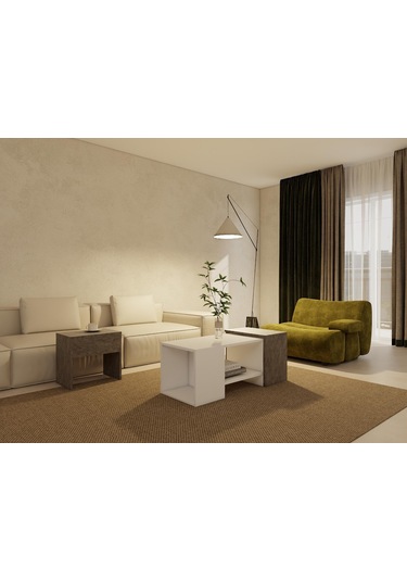 Lupo Orta Sehpa Hanoi-beyaz Beyaz