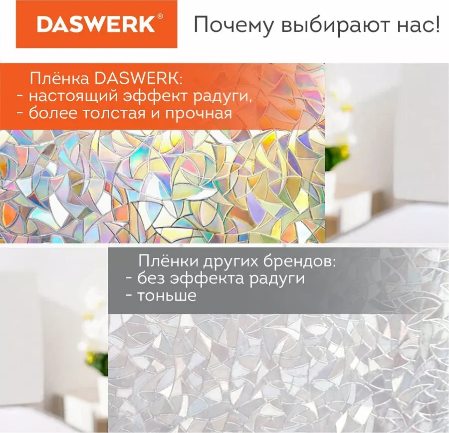 Daswerk Yapıştırıcısız Cam İçin Güneş Koruyucu Film 91480325