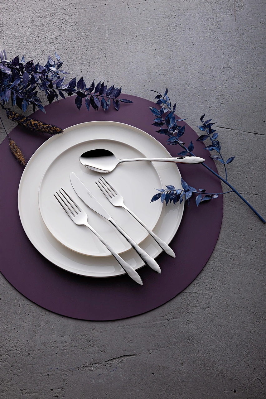 Akasya 24 Parça 6 Kişilik Kutulu Çatal Kaşık Bıçak Takımı