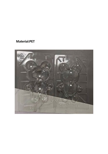 Soulader 3 Boyutlu Sevimli Ayı Şekilli Silikon Kalıp Kırılabilir Çikolata Yapımı İçin Mousse Pasta Dekorasyonu Ve Fırıncılık Aksesuarları Mutfak Ürünleri Çok Renkli