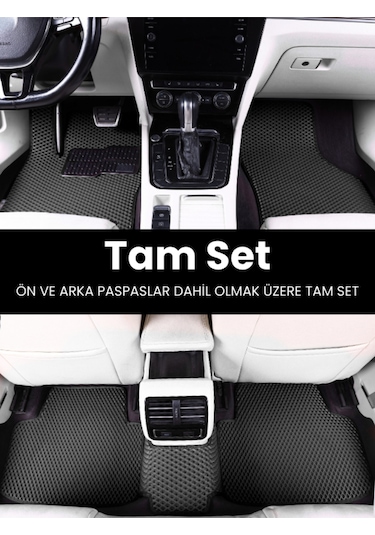 Volkswagen-caddy- 2011-2020 İçin Eva İç Paspas Takımı Metal Topukluk Dahil