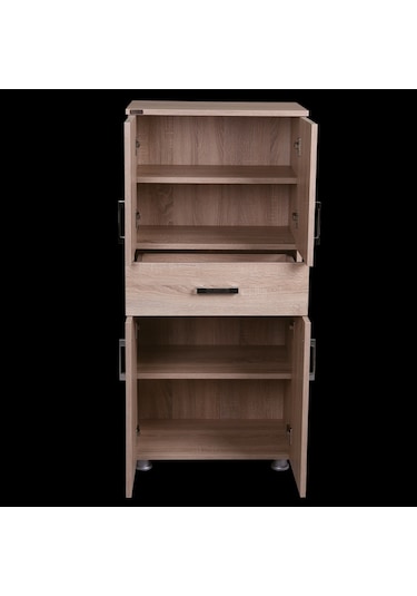 Çok Amaçlı Dolap 150 Cm Hard Parlak Soho Suntalem 4Raf 1Çekmece K