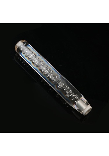 Led Işık Rgb Vites Topuzu Çubuk Kristal Şeffaf Kabarcık-30cm K16231-1 Beyaz