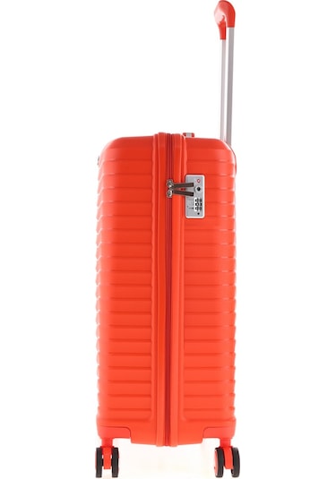 Ultra Dayanıklı 3'lü Set Valiz & Bavul Turuncu-1396 Turuncu