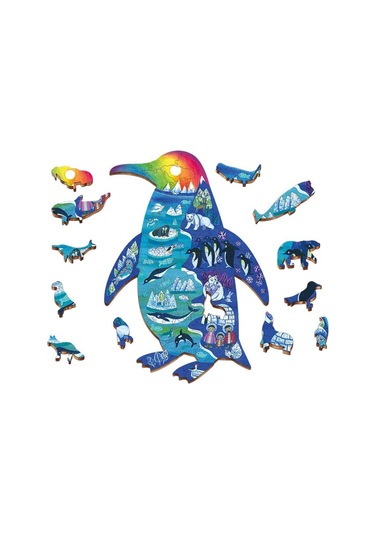 Ludattica Polar Animals Woody Puzzle
