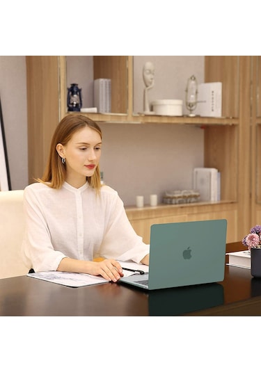 Macbook Air 13 İnç A2337 A2179 İçin Kılıf, Yeşil Diğer
