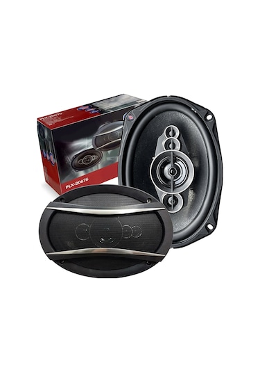Oto Hoparlör Oval 1000w Kapaklı 2 Adet Plx-20676