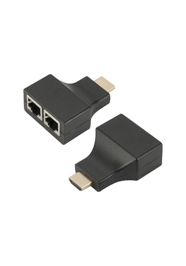 Powermaster Fully Hdmi To Rj45 Cat6 Extender 30Metreto Rj45 Cat6
