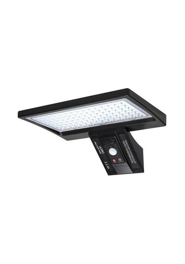 Besthome1 Güneş Enerjili Duvar Lambası, Pır Sensörlü, 104 Led, 4 Mod, 5200mah Pil, Ip65 Su Geçirmez, Type-c Şarj, Kumanda Kont Siyah