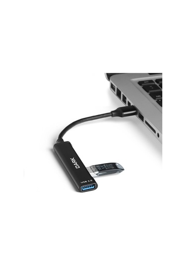 Dark Connect Master X4 Dk Ac Usb310 4Port Usb 3.0 Siyah Usb Çokl