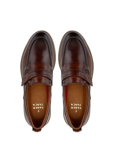 Tamer Tanca Erkek Hakiki Deri Kahverengi Casual Ayakkabı 537 3461 Erk Ayk Sk24-25 Cevız Dr Ceviz Kahverengi