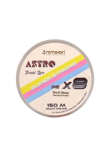 Remixon Astro 8x 150m M.color İp Misina - 0,13mm