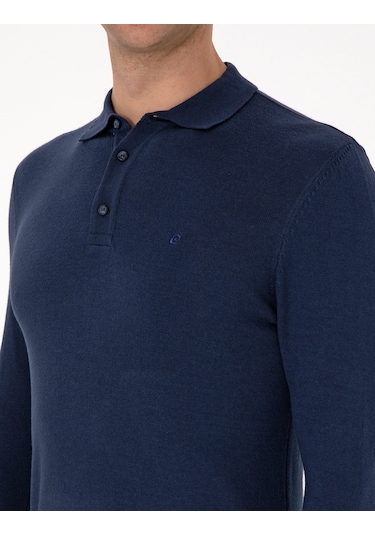 Pierre Cardin Erkek Açık Lacivert Kazak /triko 50314189-vr059 Açık Lacivert