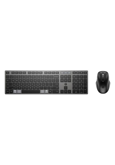 Hp 720 9t5a9aa Çoklu Cihaz Bağlantılı Şarj Edilebilir Kablosuz Klavye Mouse Set Lazer