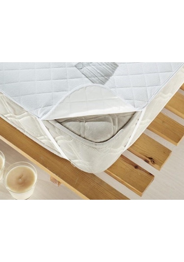 Kapitoneli Sıvı Geçirmez Ped 180X200 Cm Çift Kişilik Alez