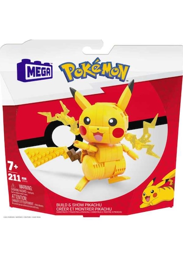 MEGA Pokemon - Pikachu 211 Parça GMD31