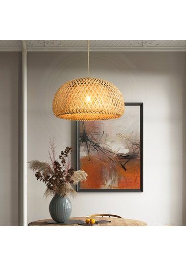 Xindoker Geleneksel Bambulu Zanaat Saloonu Avize - Klasik Tarzlı, Dayanıklı, Yeni Çin Stili, Odalar İçin, Abd Standardı Fişli, Küçük Boy Işık Kaynağı Hariç Ahşap