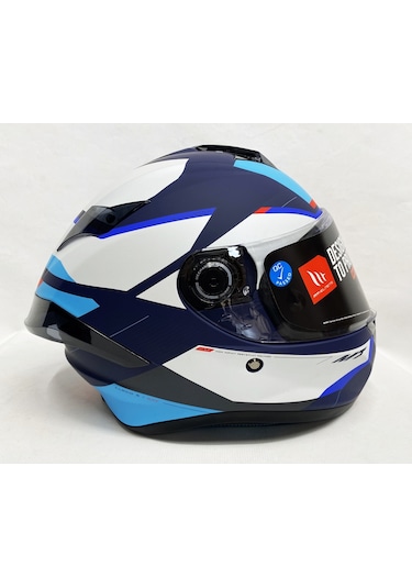 Mt Targo S Kay C7 Şeffaf Vizörlü V-14B Kapalı Kask