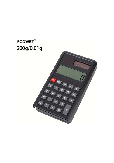 Chuangyinshop Siyah 0.01g Hassas Mutfak Terazisi Mini Taşınabilir Elektronik Baskül Siyah