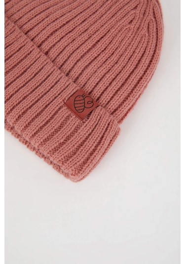 Defacto Kız Bebek 2li Takım İçi Polarlı Boyunluk Bere C9063a524wnpn10 Pembe