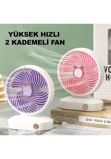 Jialan001 Robeve Mini Masaüstü Vantilatör