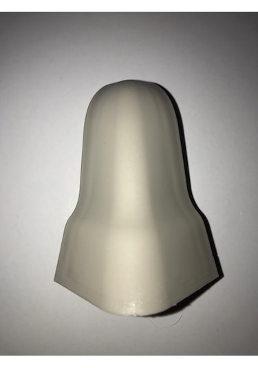 Laminat Parke Süpürgelik Köşe Bağlantı Aparatı 6 CM Gri Renk