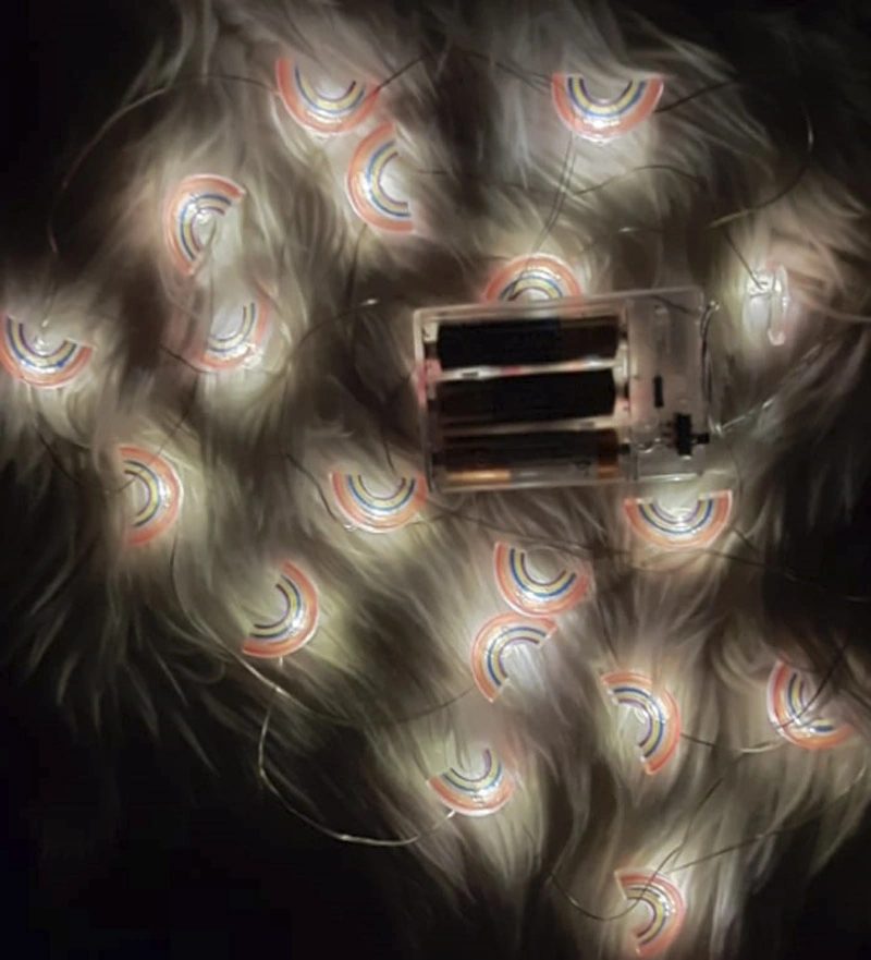 River World Dekoratif Gökkuşağı İp Led Işıklı Renkli