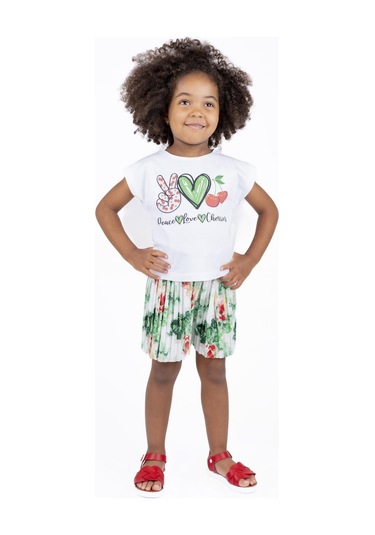 Bestkids Kız Çocuk Pilili Şort Bb23yk12090 001