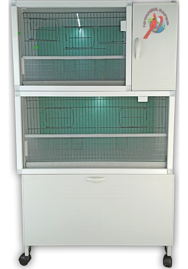 İstanbul Kafes Model 2Dys Pvc Kuş Dolabı