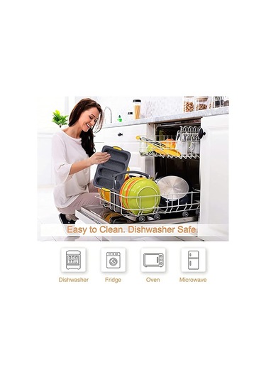 Fransız Bagetleri/sosisli Sandviçleri Pişirmek İçin Silikon Somun Siyah