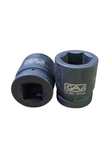 Gav 1'' 36mm Kısa Siyah Lokma 1 Adet