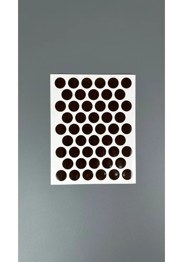 Mebel'naa Furnitura Mystery Kendinden Yapışkanlı Mobilya Tapanı D-14 Mm 100 Adet 261809274 Wenge Sihirli