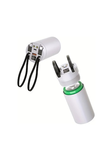 Xuweiwei 4680 X1 Pd Siyah Dairesel 4680 Batarya Kutusu Dahili Tel Pd Hızlı Şarj Kaynaksız Mobil Güç Bankası Kiti