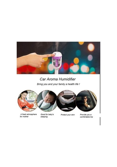Araba Nemlendirici Aromaterapi Esansiyel Yağ Difüzörü Tazeleyici Difüzör