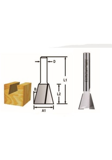 Freze Bıçağı 8x12.7 Mm Rm D-48072