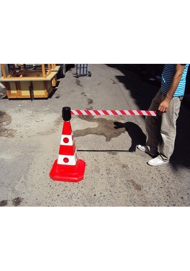 Delinatör, Koni Ve Dikme İçin İkaz Şeritli Mekanizma Sarı