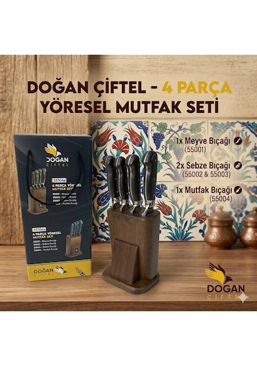 4 Parça Yöresel Mutfak Seti Venge
