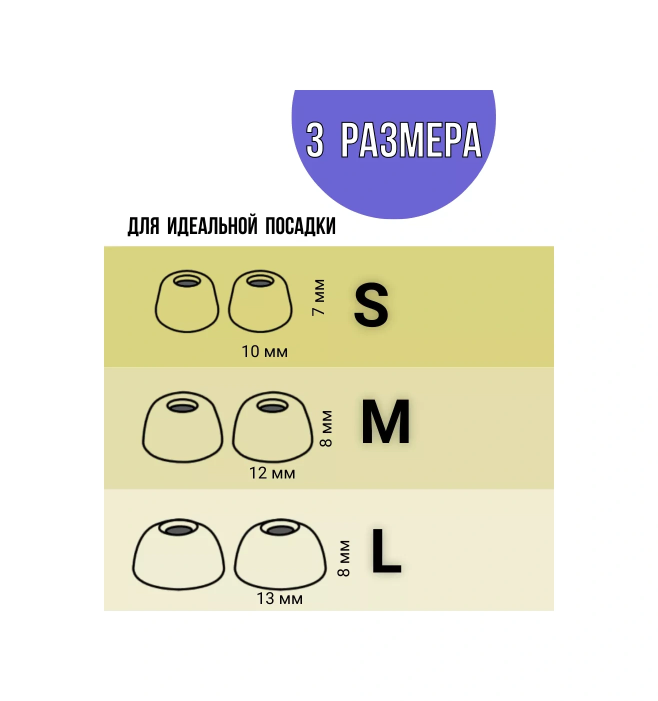 Oxion 3 Beden Silikon Ambüşür Değiştirme Seti 198423149 Beyaz
