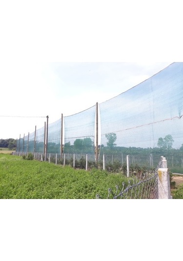 Morilu Bahçe Gölgelik File - 55'lik Yeşil Çit Filesi - Şeritli Halkalı - Tarım Filesi